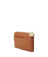 COCCINELLE C-ME SOFTY  &Eacute;tui &agrave; cl&eacute;s/porte-monnaie en cuir Cognac - Portefeuilles Femme - 2