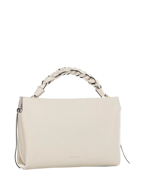 BOHEME GRANA DOUBLE Sac &agrave; main, avec bandouli&egrave;re, en cuir blanc / des - Sacs pour Femme