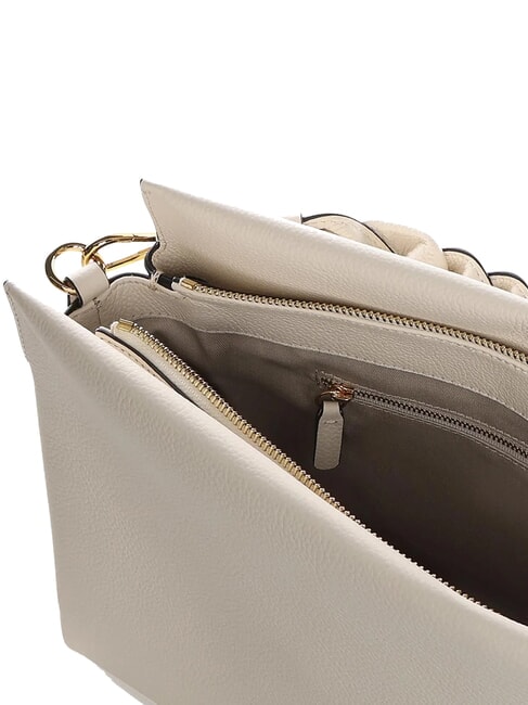 BOHEME GRANA DOUBLE Sac &agrave; main, avec bandouli&egrave;re, en cuir blanc / des - Sacs pour Femme