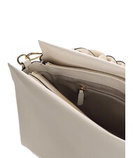 COCCINELLE BOHEME GRANA DOUBLE Sac &agrave; main, avec bandouli&egrave;re, en cuir blanc / des - Sacs pour Femme - 4
