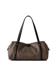 BORBONESE POCHE sac bandouli&egrave;re OP / NATUREL / NOIR - Sacs pour Femme - 4