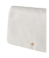 BORBONESE CLASSICA Mini sac &agrave; bandouli&egrave;re coton blanc - Sacs pour Femme - 3