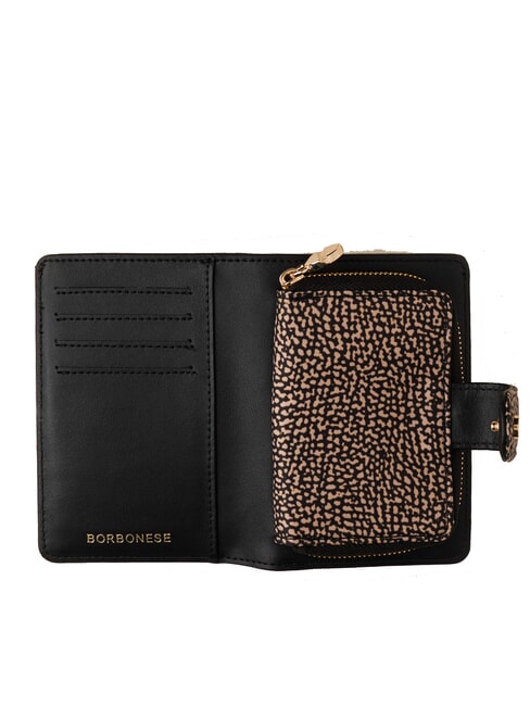 CLASSICA Portefeuille moyen avec porte-monnaie OP / NATUREL / NOIR - Sacs pour Femme