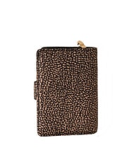 BORBONESE CLASSICA Portefeuille moyen avec porte-monnaie OP / NATUREL / NOIR - Sacs pour Femme - 3