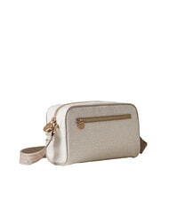 BORBONESE BORBONAIS Mini sac &agrave; bandouli&egrave;re, en tissu coton blanc - Sacs pour Femme - 2