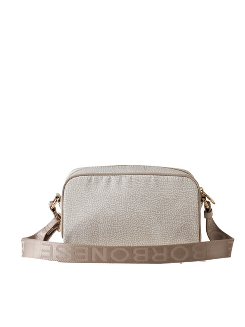 BORBONAIS Mini sac &agrave; bandouli&egrave;re, en tissu coton blanc - Sacs pour Femme