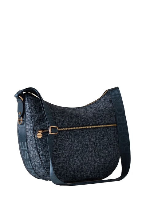 BORBONAIS Sac Hobo LUNA, moyen lapis bleu - Sacs pour Femme
