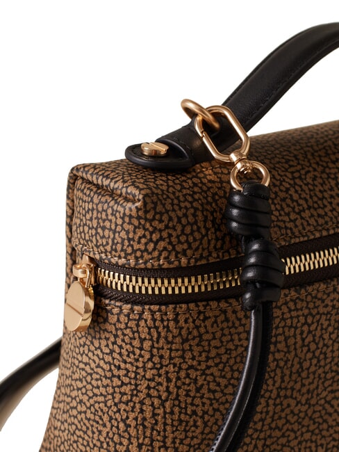 GEMINI Petit sac de voyage avec bandouli&egrave;re op naturel / noir - Sacs pour Femme