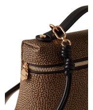 BORBONESE GEMINI Petit sac de voyage avec bandouli&egrave;re op naturel / noir - Sacs pour Femme - 3