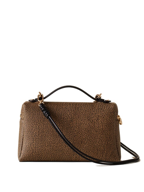 GEMINI Petit sac de voyage avec bandouli&egrave;re op naturel / noir - Sacs pour Femme