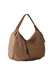 BORBONESE PRIVE Sac bandouli&egrave;re Hobo mer Beiger - Sacs pour Femme - 2