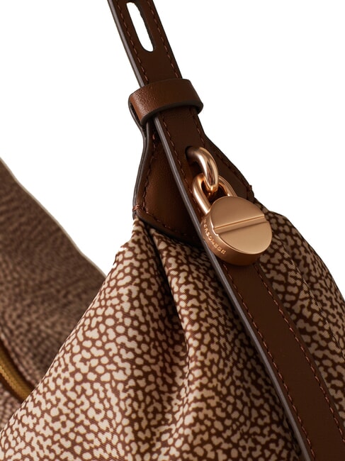 PRIVE Sac bandouli&egrave;re Hobo mer Beiger - Sacs pour Femme