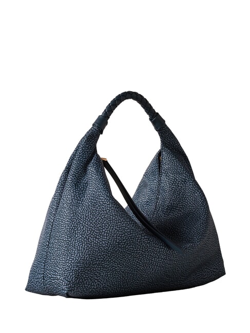 PLIE Sac bandouli&egrave;re Hobo lapis bleu - Sacs pour Femme
