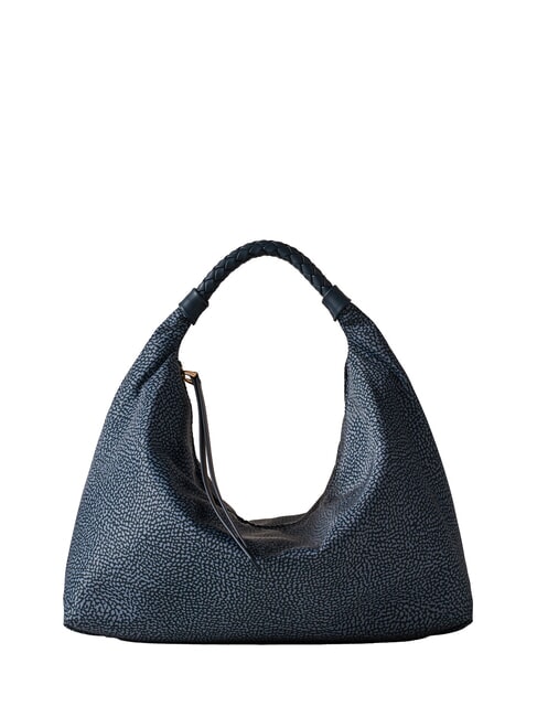 PLIE Sac bandouli&egrave;re Hobo lapis bleu - Sacs pour Femme