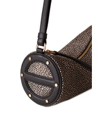 BORBONESE VIS-A-VIS Petit sac bandouli&egrave;re OP / NATUREL / NOIR - Sacs pour Femme - 3