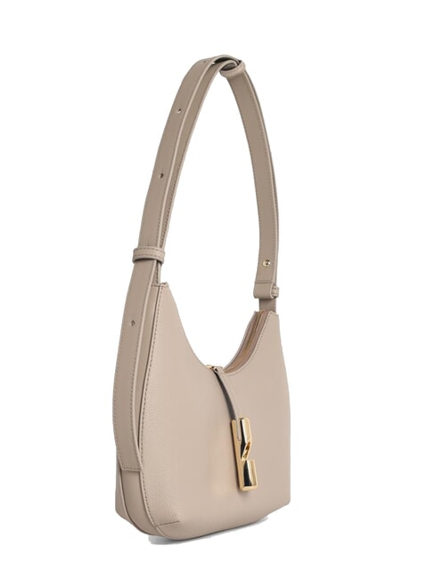 GOCCIA Sac bandouli&egrave;re en cuir martel&eacute; lin - Sacs pour Femme