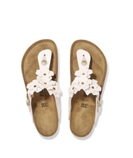 BIRKENSTOCK GIZEH Tongs en cuir &agrave; fleurs rose clair - Chaussures unisexe - 4