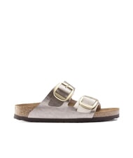 BIRKENSTOCK ARIZONA BIG BUCKLE Pantoufle m&eacute;tallique &agrave; boucles gris taupe - Chaussures Femme - 2