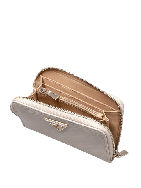 LAUREL 2 Portefeuille moyen &agrave; imprim&eacute; saffiano bien - Portefeuilles Femme