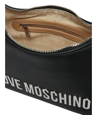 LOVE MOSCHINO BOLD LOVE sac bandouli&egrave;re laque noire - Sacs pour Femme - 3