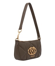 LOVE MOSCHINO EMBOSSED Petit sac bandouli&egrave;re boue - Sacs pour Femme - 2