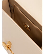 LOVE MOSCHINO HEART TURNLOCK Mini sac &agrave; main avec bandouli&egrave;re Ivoire - Sacs pour Femme - 4