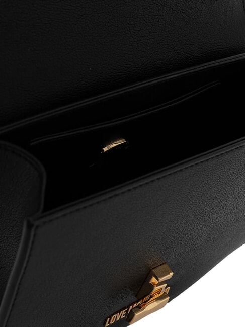 HEART TURNLOCK Mini sac &agrave; main avec bandouli&egrave;re Noir - Sacs pour Femme