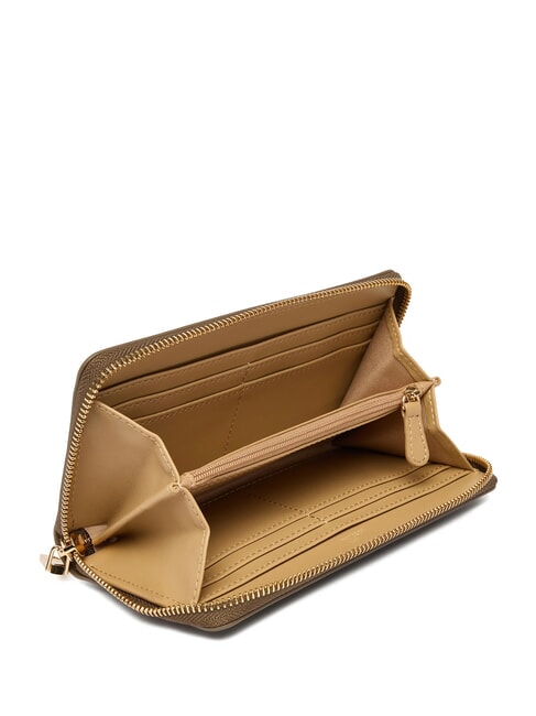 EMBOSSED Grand portefeuille zipp&eacute; boue - Portefeuilles Femme