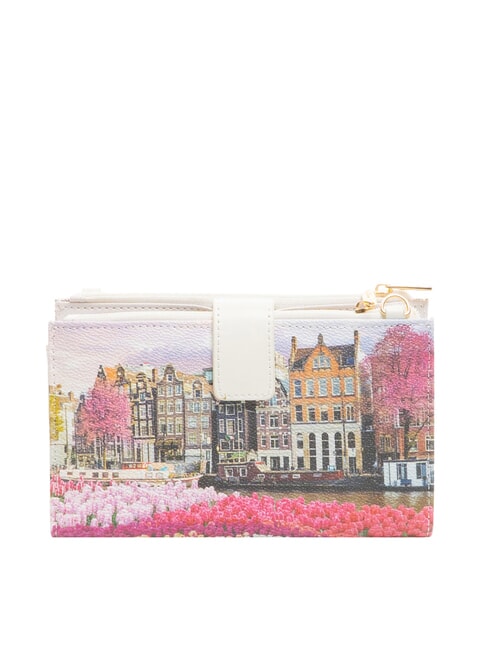 YESBAG Pochette portefeuille avec bandouli&egrave;re tulipes - Sacs pour Femme