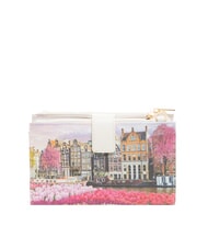 YNOT YESBAG Pochette portefeuille avec bandouli&egrave;re tulipes - Sacs pour Femme - 4