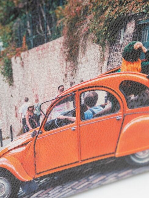 YESBAG Grande pochette avec bandouli&egrave;re en m&eacute;tal c'est la vie - Sacs pour Femme