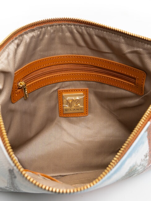 YESBAG Grande pochette avec bandouli&egrave;re en m&eacute;tal c'est la vie - Sacs pour Femme