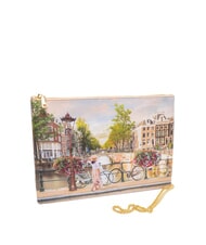 YNOT YESBAG SPECIAL Sac &agrave; bandouli&egrave;re en m&eacute;tal, pochette enveloppe - Sacs pour Femme