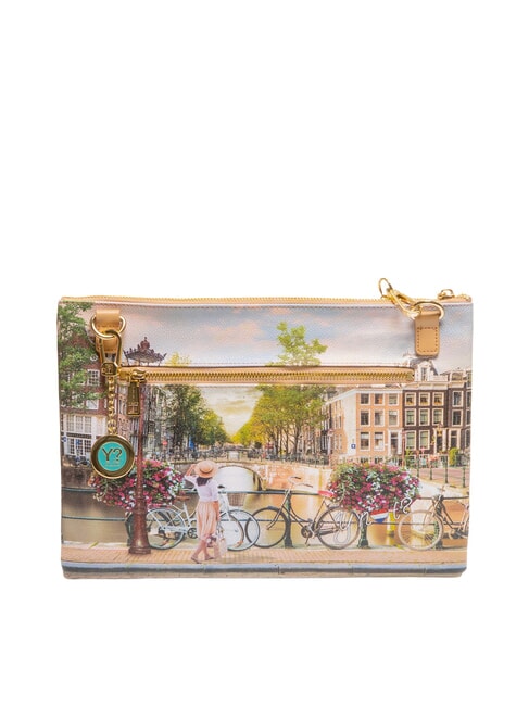 YESBAG SPECIAL Sac &agrave; bandouli&egrave;re en m&eacute;tal, pochette enveloppe v&eacute;los - Sacs pour Femme