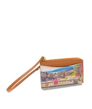YNOT YESBAG Porte-cartes plat avec fermeture &eacute;clair et dragonne &Eacute;t&eacute; de Taormina - Portefeuilles Femme - 2