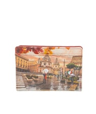 YNOT YESBAG Porte-cartes avec porte-monnaie Rome sous la pluie - Portefeuilles Femme - 3