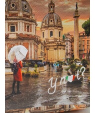 YNOT YESBAG Grand sac &agrave; dos Rome sous la pluie - Sacs pour Femme - 3