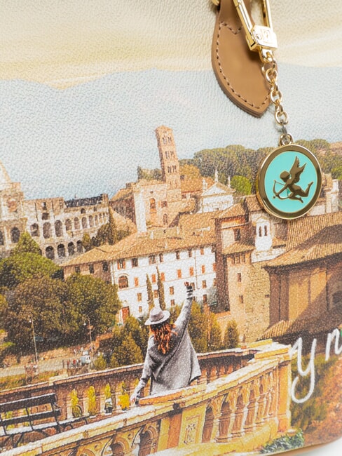 YESBAG Sac cabas bandouli&egrave;re moyen Paysage de Rome - Sacs pour Femme