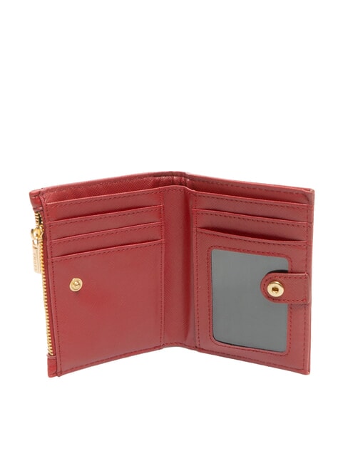 RACHEL portefeuille compact de taille moyenne cerise - Portefeuilles Femme