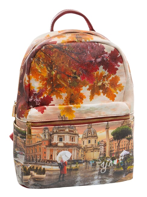 YESBAG Grand sac &agrave; dos avec poche Rome sous la pluie - Sacs pour Femme