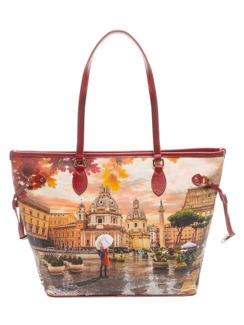 YESBAG Grand sac de courses Rome sous la pluie - Sacs pour Femme