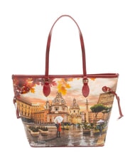 YNOT YESBAG Grand sac de courses Rome sous la pluie - Sacs pour Femme - 4