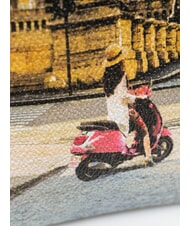 YNOT YESBAG Pochette avec bandouli&egrave;re en m&eacute;tal VACANCES ROMAINES - Sacs pour Femme - 3