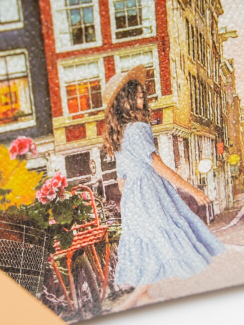 YESBAG Pochette moyenne avec revers R&ecirc;ves de Hollande - Sacs pour Femme