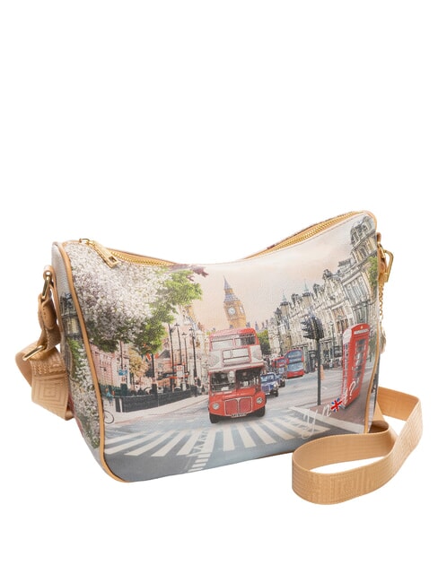 YESBAG Sac bandouli&egrave;re Hobo Arc-en-ciel de Londres - Sacs pour Femme