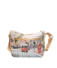 YNOT YESBAG Sac bandouli&egrave;re Hobo Arc-en-ciel de Londres - Sacs pour Femme - 4