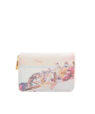 YNOT YESBAG Portefeuille compact moyen Coucher de soleil en Gr&egrave;ce - Portefeuilles Femme - 3