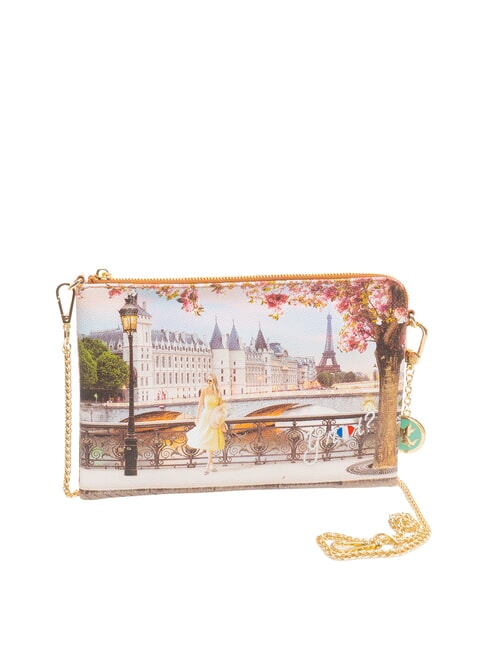 YESBAG Pochette avec bandouli&egrave;re en m&eacute;tal accepter - Sacs pour Femme