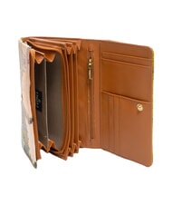 YNOT YESBAG Portefeuille moyen &agrave; rabat fleur jaune - Portefeuilles Femme - 2