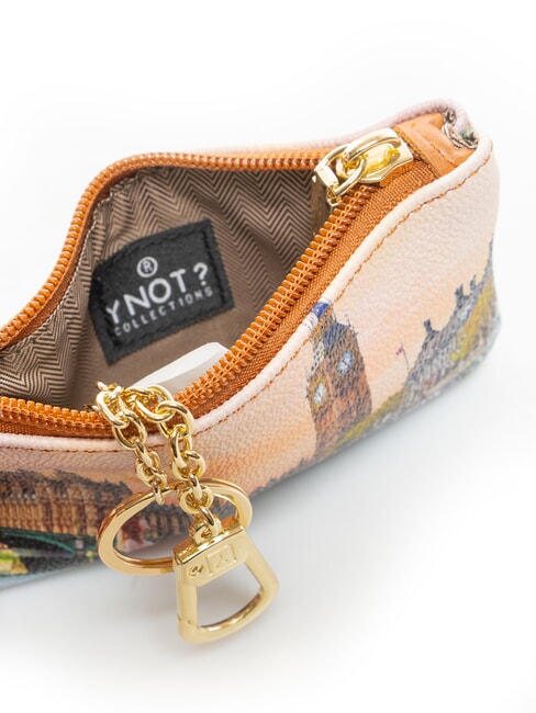 YESBAG Pochette porte-cl&eacute;s zipp&eacute;e fleur jaune - Porte-cl&eacute;s